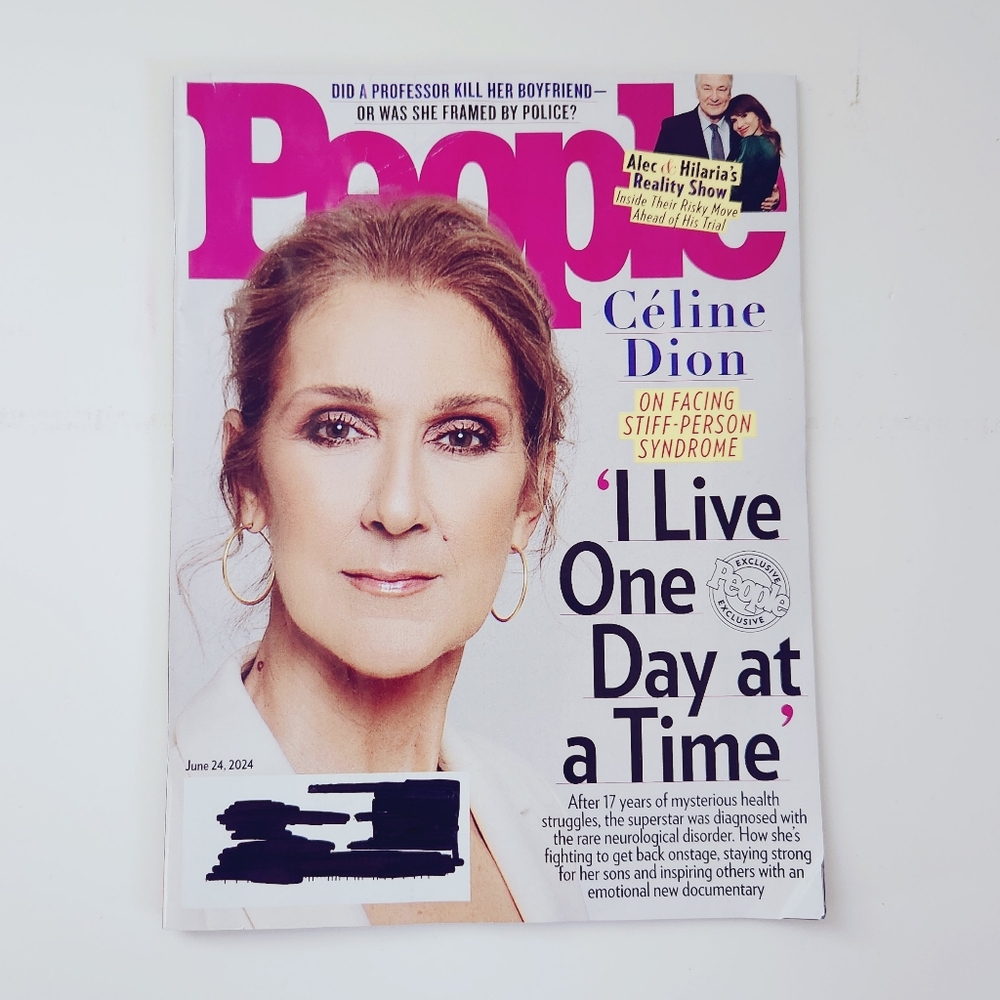 🍭7/$15 People Magazine June 2024 Celine Dion